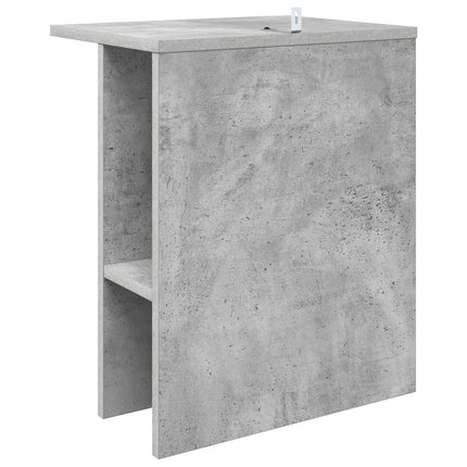 Kaffeebord 2 pcs Betonggrå 40 x 30 x 49 cm Konstruerat trä