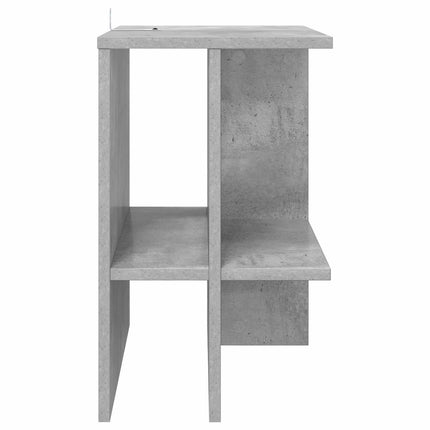 Kaffeebord 2 pcs Betonggrå 40 x 30 x 49 cm Konstruerat trä