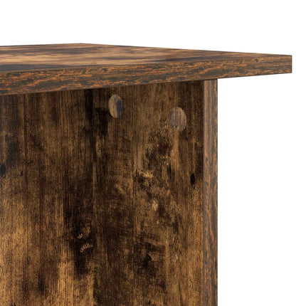 Kaffeebord 2 pcs Rökt ek 40 x 30 x 49 cm Konstruerat trä