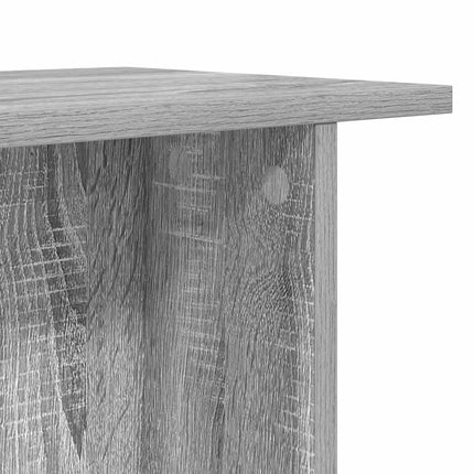 Kaffeebord 2 pcs Grå sonoma-ek 40 x 30 x 49 cm Konstruerat trä