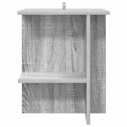 Kaffeebord 2 pcs Grå sonoma-ek 40 x 30 x 49 cm Konstruerat trä
