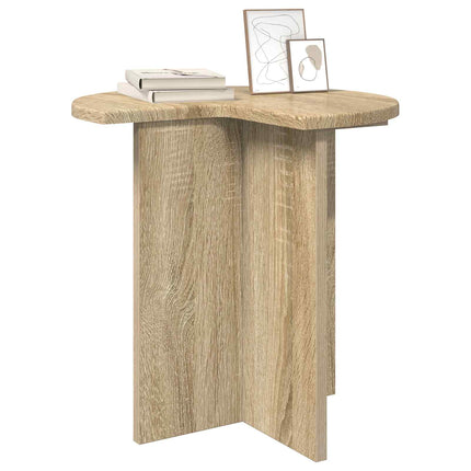 Sidobord 2 pcs Sonoma-ek Ø 39 x 38 cm Konstruerat trä