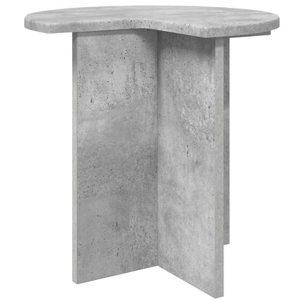 Sidobord 2 st Betonggrå Ø 39 x 38 cm Konstruerat trä