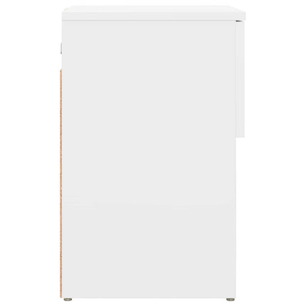 Sängskåp 2 pcs Vit 29 x 31,5 x 49 cm Konstruerat trä