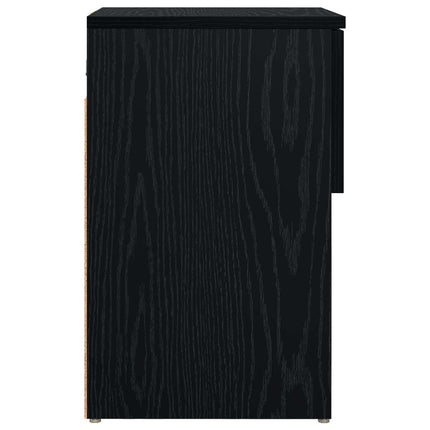 Sängskåp 2 pcs Svart ek 29 x 31,5 x 49 cm Konstruerat trä