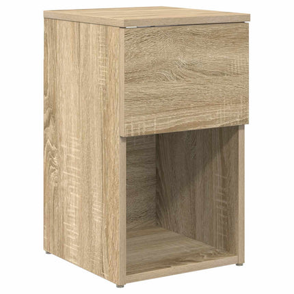 Sängskåp 2 pcs Sonoma-ek 29 x 31,5 x 49 cm Konstruerat trä