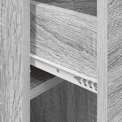 Sängskåp 2 pcs Grå sonoma-ek 29 x 31,5 x 49 cm Konstruerat trä
