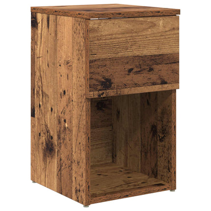 Sängskåp 2 pcs Gammalt trä 29 x 31,5 x 49 cm Konstruerat trä