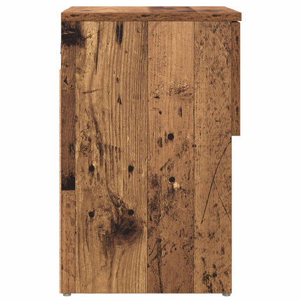 Sängskåp 2 pcs Gammalt trä 29 x 31,5 x 49 cm Konstruerat trä