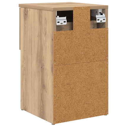 Sängskåp 2 pcs Artisan-ek 29 x 31,5 x 49 cm Konstruerat trä