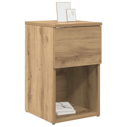 Sängskåp 2 pcs Artisan-ek 29 x 31,5 x 49 cm Konstruerat trä