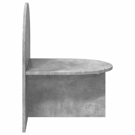 Sängbord 2 pcs Betonggrå 48 x 49 x 65 cm Konstruerat trä