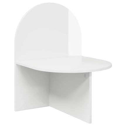 Sängbord 2 pcs Vit högglans 48 x 49 x 65 cm Konstruerat trä