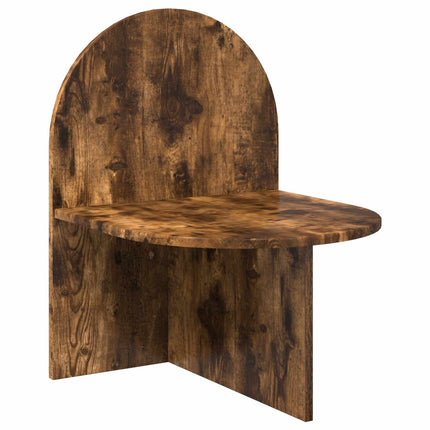 Sängbord 2 pcs Rökt ek 48 x 49 x 65 cm Konstruerat trä