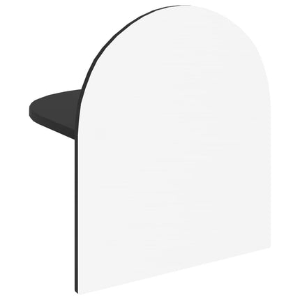 Sängbord 2 pcs Svart ek 40 x 35,5 x 45,5 cm Konstruerat trä