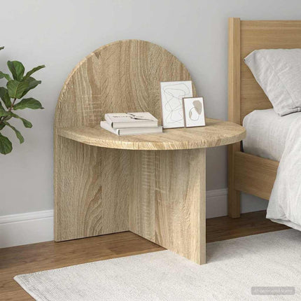 Sängbord 2 pcs Sonoma-ek 40 x 35,5 x 45,5 cm Konstruerat trä