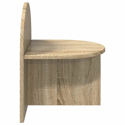 Sängbord 2 pcs Sonoma-ek 40 x 35,5 x 45,5 cm Konstruerat trä