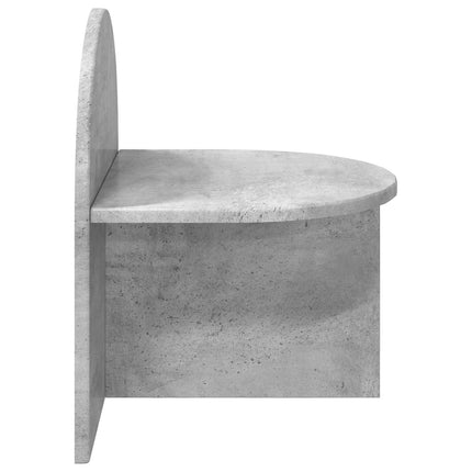 Sängbord Betonggrå 40 x 35,5 x 45,5 cm Konstruerat trä