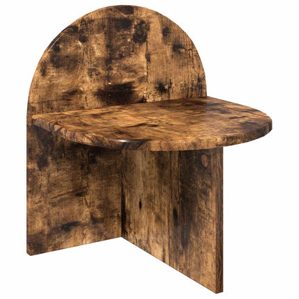 Sängbord 2 pcs Rökt ek 40 x 35,5 x 45,5 cm Konstruerat trä