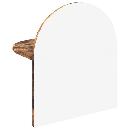 Sängbord 2 pcs Rökt ek 40 x 35,5 x 45,5 cm Konstruerat trä