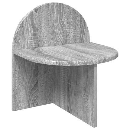 Sängbord 2 pcs Grå sonoma-ek 40 x 35,5 x 45,5 cm