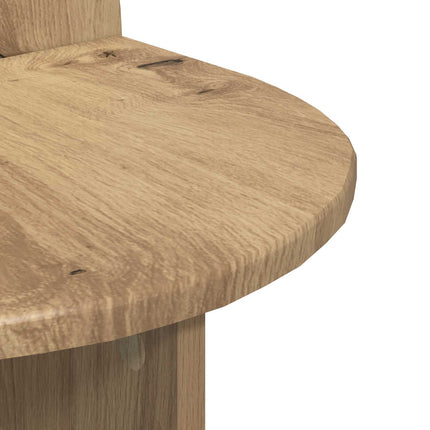 Sängbord 2 pcs Artisan-ek 40 x 35,5 x 45,5 cm Konstruerat trä