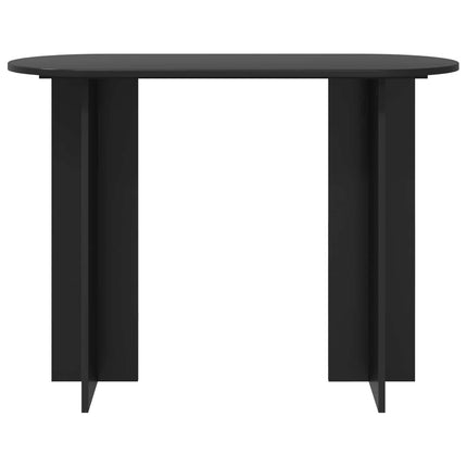 Konsolbord Svart ek 100 x 39,5 x 75 cm Konstruerat trä
