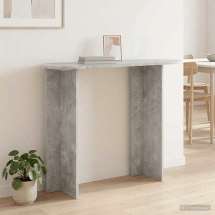 Konsolbord Betonggrå 100 x 39,5 x 75 cm Konstruerat trä