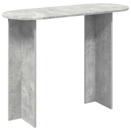 Konsolbord Betonggrå 100 x 39,5 x 75 cm Konstruerat trä