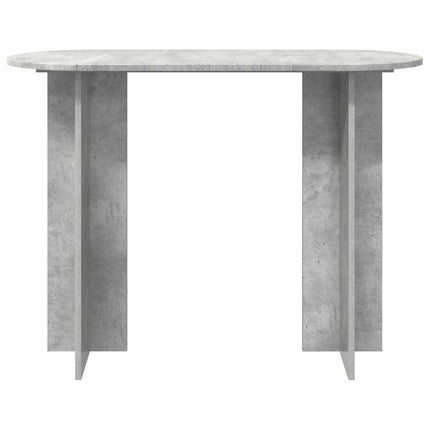 Konsolbord Betonggrå 100 x 39,5 x 75 cm Konstruerat trä