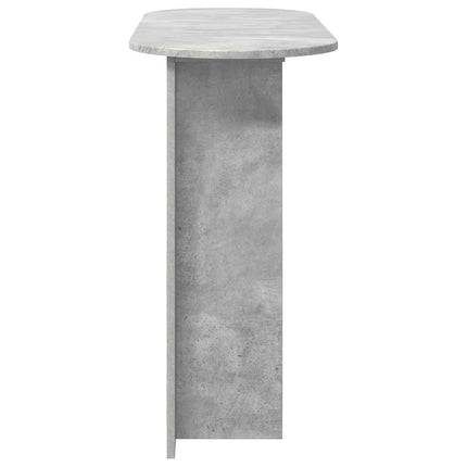 Konsolbord Betonggrå 100 x 39,5 x 75 cm Konstruerat trä