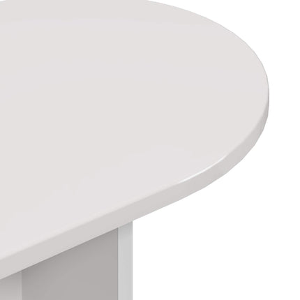 Konsolbord Vit högglans 100 x 39,5 x 75 cm Konstruerat trä