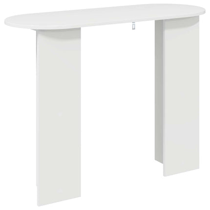 Konsolbord Vit högglans 100 x 39,5 x 75 cm Konstruerat trä