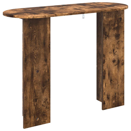 Konsolbord Rökt ek 100 x 39,5 x 75 cm Konstruerat trä