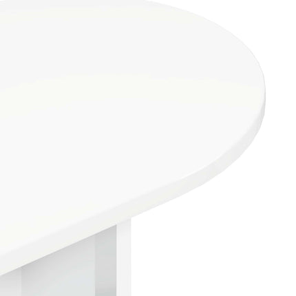 Konsolbord med lagring Vit 100 x 39,5 x 75 cm Konstruerat trä