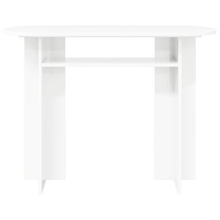 Konsolbord med lagring Vit 100 x 39,5 x 75 cm Konstruerat trä