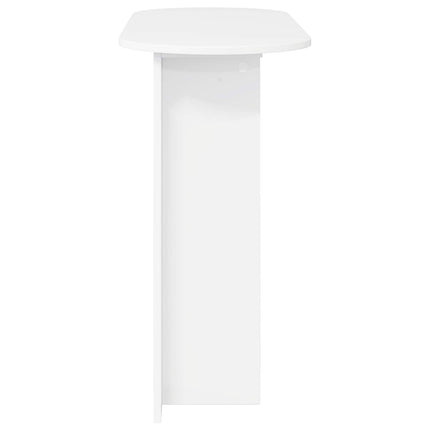 Konsolbord med lagring Vit 100 x 39,5 x 75 cm Konstruerat trä