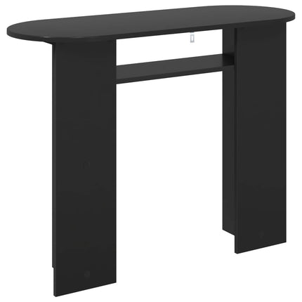 Konsolbord Svart ek 100 x 39,5 x 75 cm Konstruerat trä