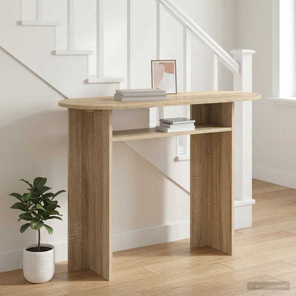 Konsolbord Sonoma-ek 100 x 39,5 x 75 cm Konstruerat trä