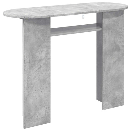 Konsolbord Betonggrå 100 x 39,5 x 75 cm Konstruerat trä