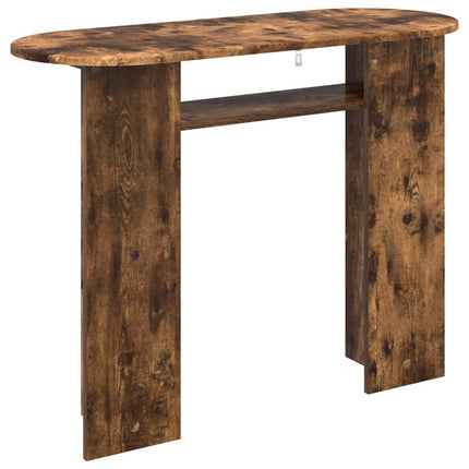 Konsolbord Rökt ek 100 x 39,5 x 75 cm Konstruerat trä