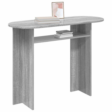 Konsolbord Grå sonoma-ek 100 x 39,5 x 75 cm Konstruerat trä