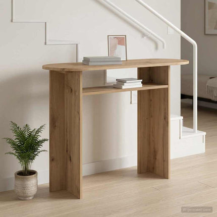 Konsolbord Artisan-ek 100 x 39,5 x 75 cm Konstruerat trä