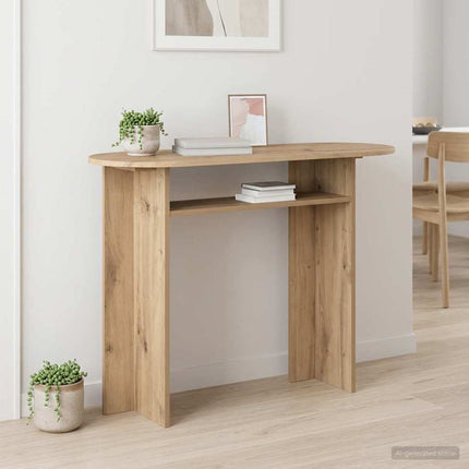 Konsolbord Artisan-ek 100 x 39,5 x 75 cm Konstruerat trä