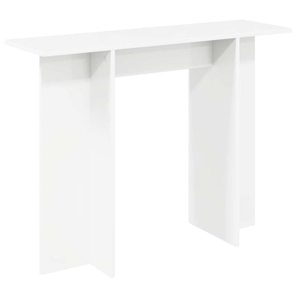 Konsolbord Vit 100 x 30 x 75 cm Konstruerat trä