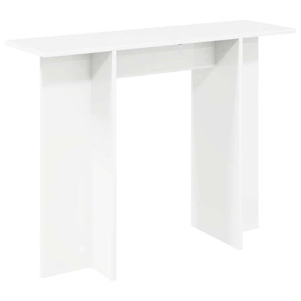 Konsolbord Vit 100 x 30 x 75 cm Konstruerat trä
