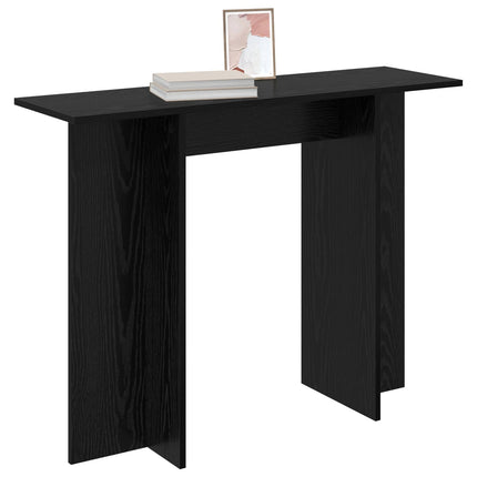 Konsolbord Svart ek 100 x 30 x 75 cm Konstruerat trä
