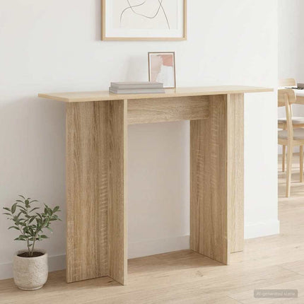 Konsolbord Sonoma-ek 100 x 30 x 75 cm Konstruerat trä