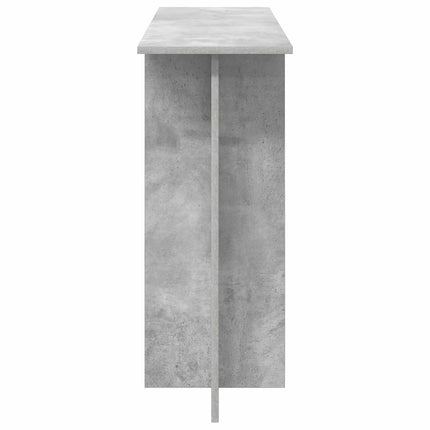 Konsolbord Betonggrå 100 x 30 x 75 cm Konstruerat trä