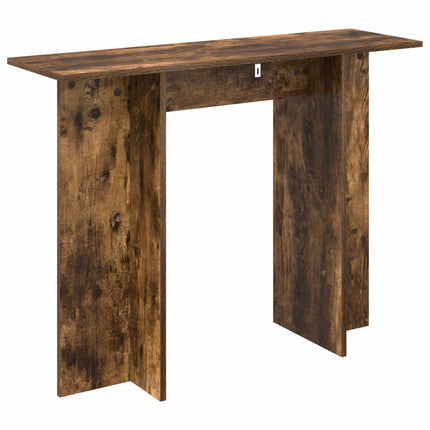Konsolbord Rökt Ek 100 x 30 x 75 cm Konstruerat trä